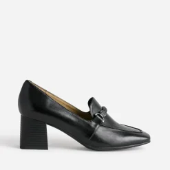 Mocassin à talon en cuir^Caprice