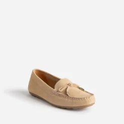 Mocassin cuir velours petit nœud^Eram Clearance