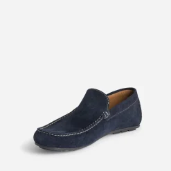 Mocassin bleu en cuir velours^Eram Sale