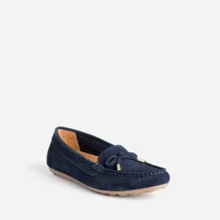 Mocassin bleu en cuir velours^Eram Clearance