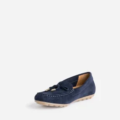 Mocassin bleu en cuir velours^Eram Clearance