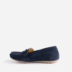 Mocassin bleu en cuir velours^Eram Clearance