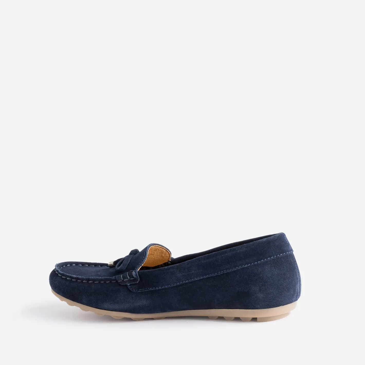 Mocassin bleu en cuir velours^Eram Clearance