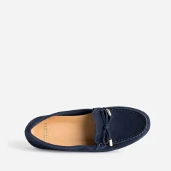 Mocassin bleu en cuir velours^Eram Clearance