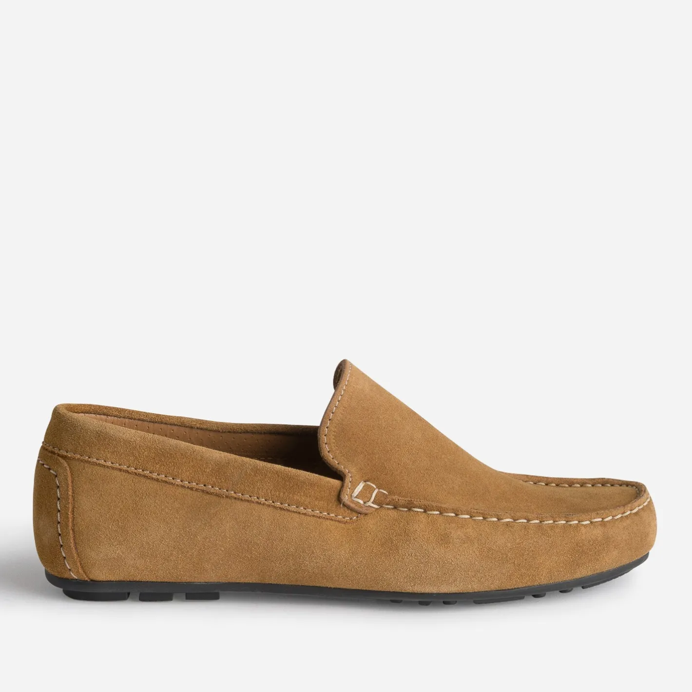 Mocassin camel en cuir velours^Eram Best