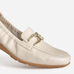 Mocassin beige clair cuir^Caprice Hot