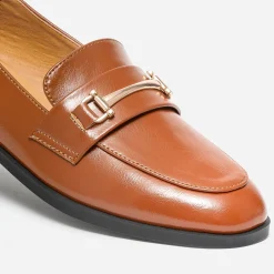 Mocassin cognac détails dorés^Eram Best