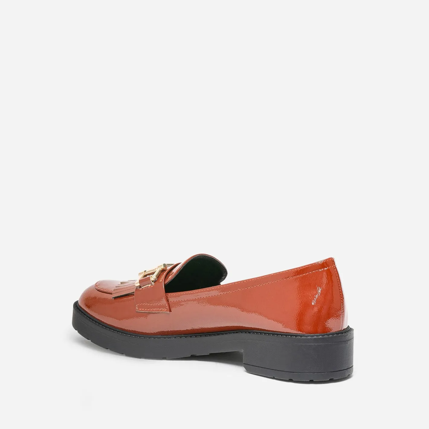 Mocassin verni à franges^Eram Online