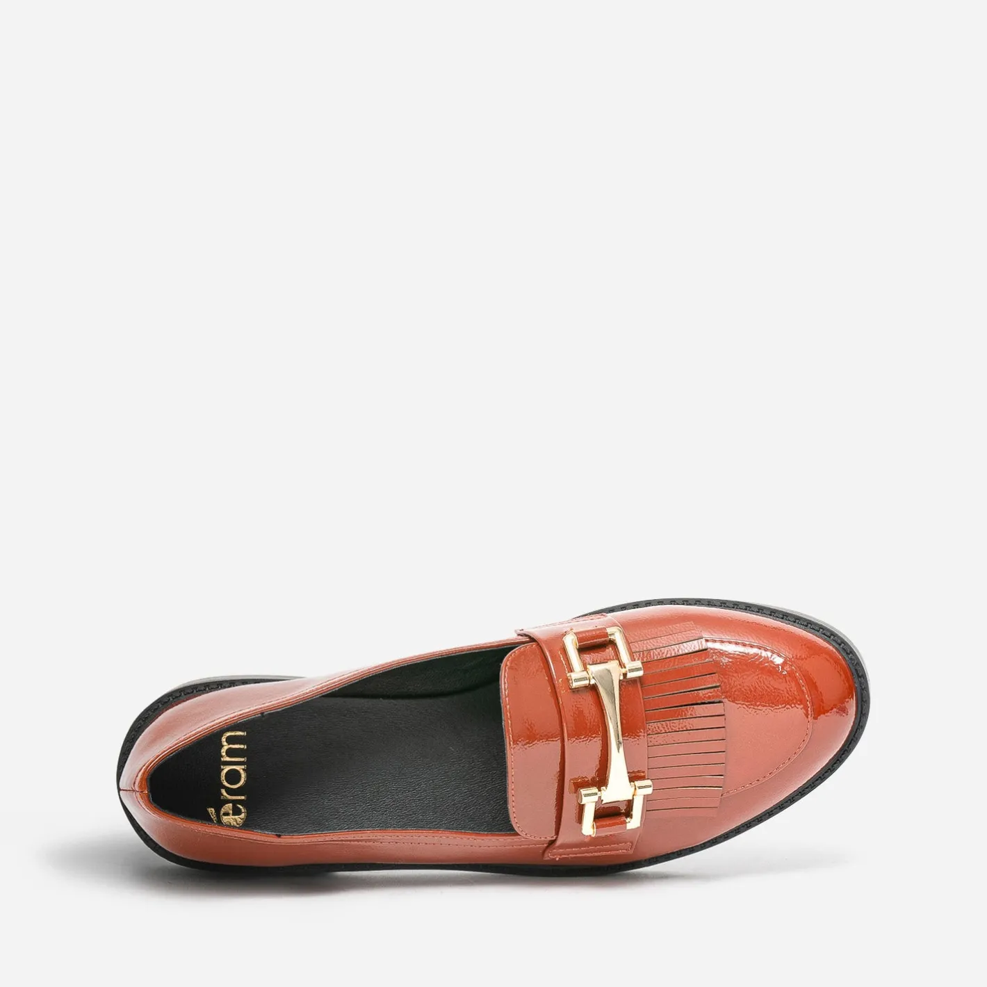 Mocassin verni à franges^Eram Online