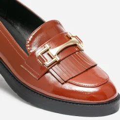 Mocassin verni à franges^Eram Online