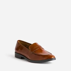 Mocassin caramel en cuir verni^Eram Flex Hot