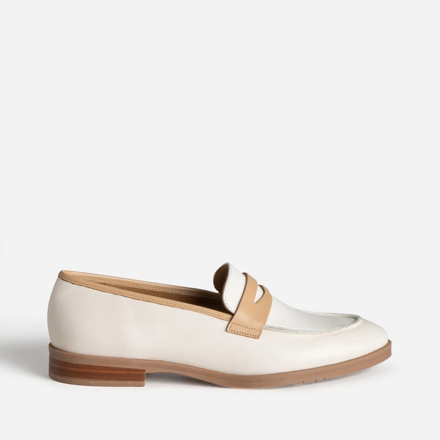 Mocassin écru et cuir^Eram Flex Online
