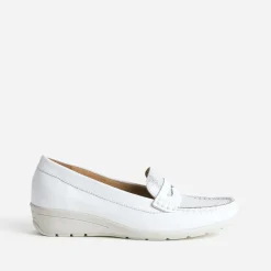 Mocassin et argenté cuir^FRANCE ARNO Hot