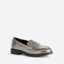 Mocassin gris foncé métallisé^Eram Sale
