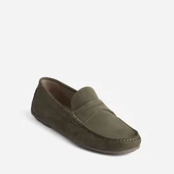 Mocassin éco-conçu en cuir velours^Eram Online