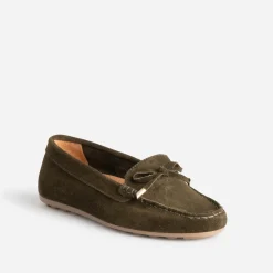 Mocassin en cuir velours éco-conçu^Eram Clearance