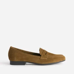 Mocassin marron en cuir velours^Eram Clearance
