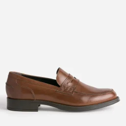 Mocassin marron foncé cuir^Eram Discount