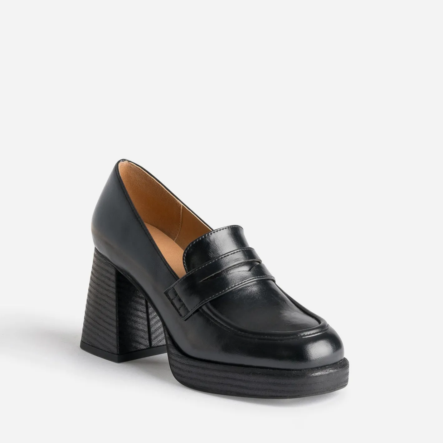 Mocassin à talon et plateforme^Eram Outlet