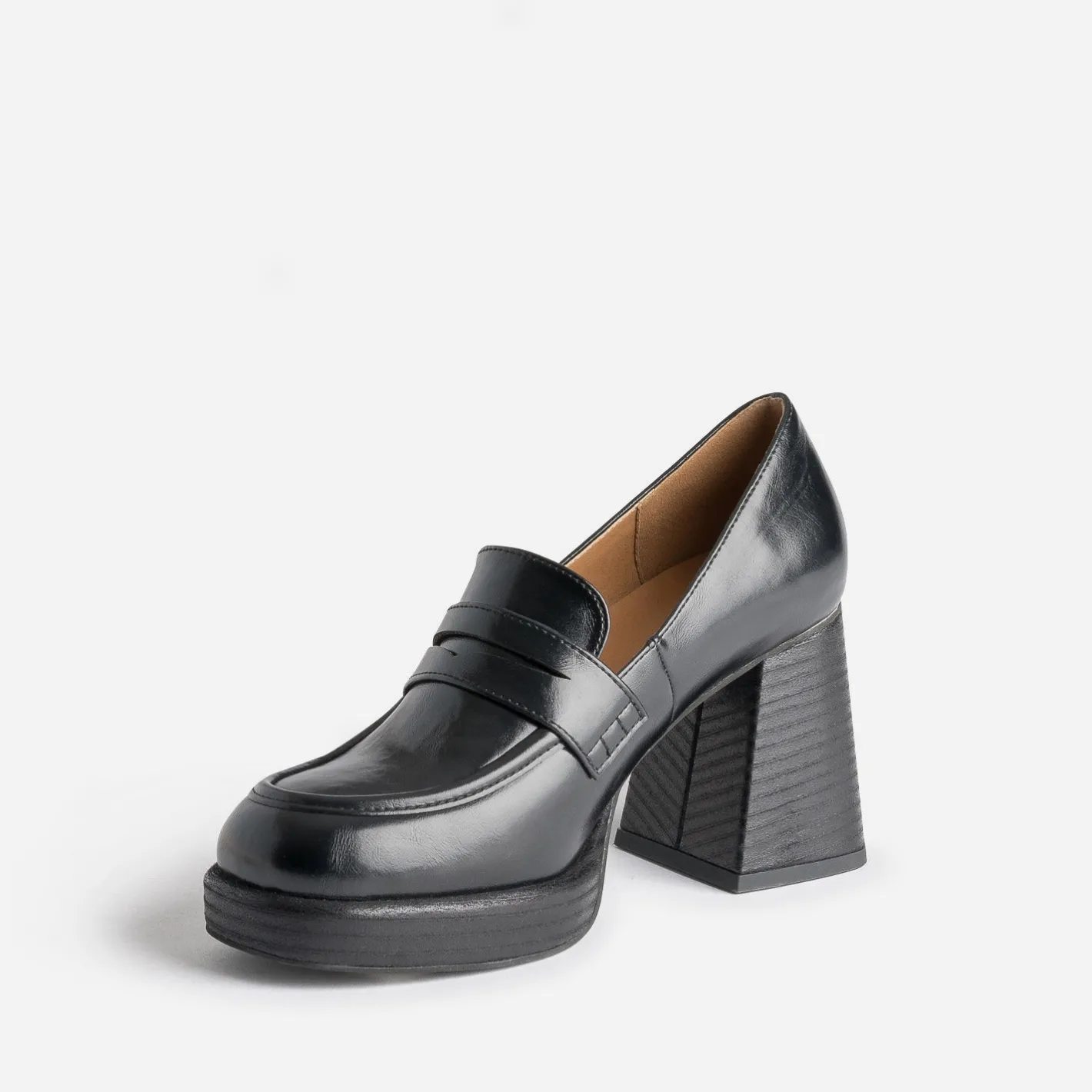Mocassin à talon et plateforme^Eram Outlet