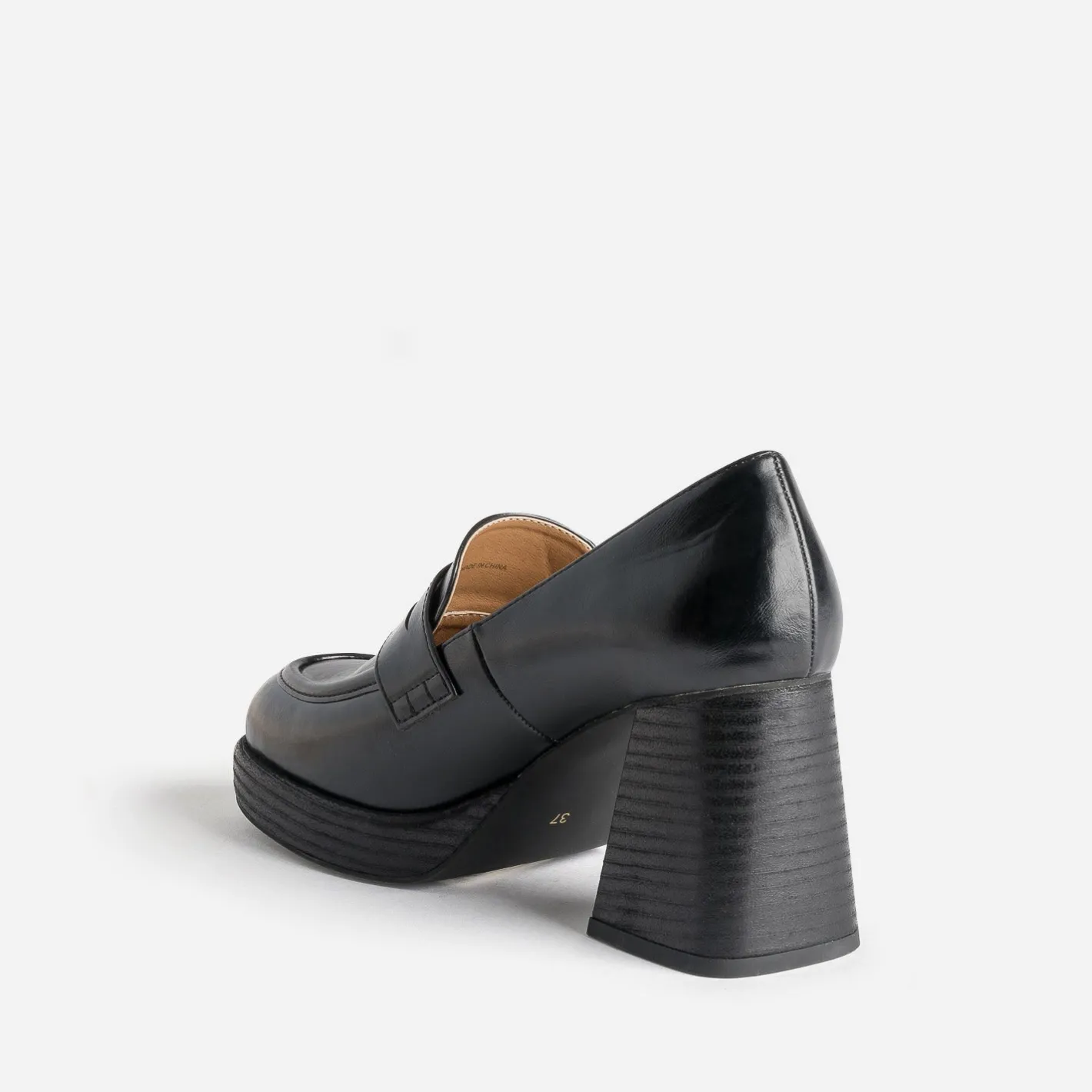 Mocassin à talon et plateforme^Eram Outlet