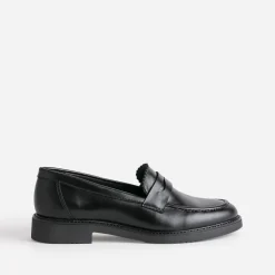 Mocassin cuir bord cranté éco-conçu^Eram Clearance