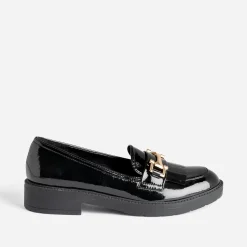 Mocassin verni à franges^Eram