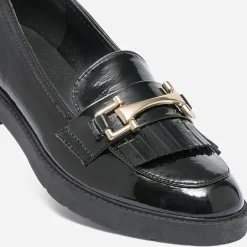 Mocassin verni à franges^Eram