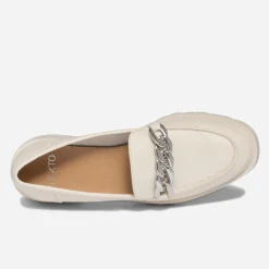 Mocassin beige à semelle crantée^Texto Outlet