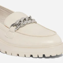 Mocassin beige à semelle crantée^Texto Outlet