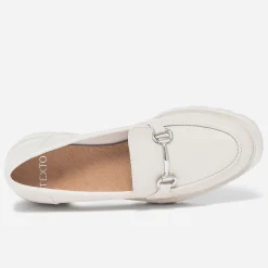 Mocassin beige à semelle crantée^Texto Clearance