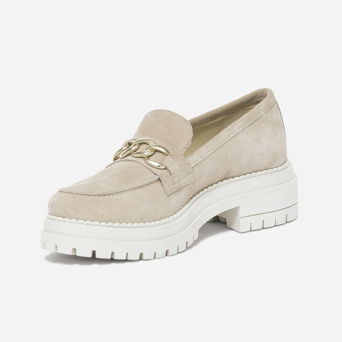 Mocassin cuir velours semelle épaisse^Texto Best