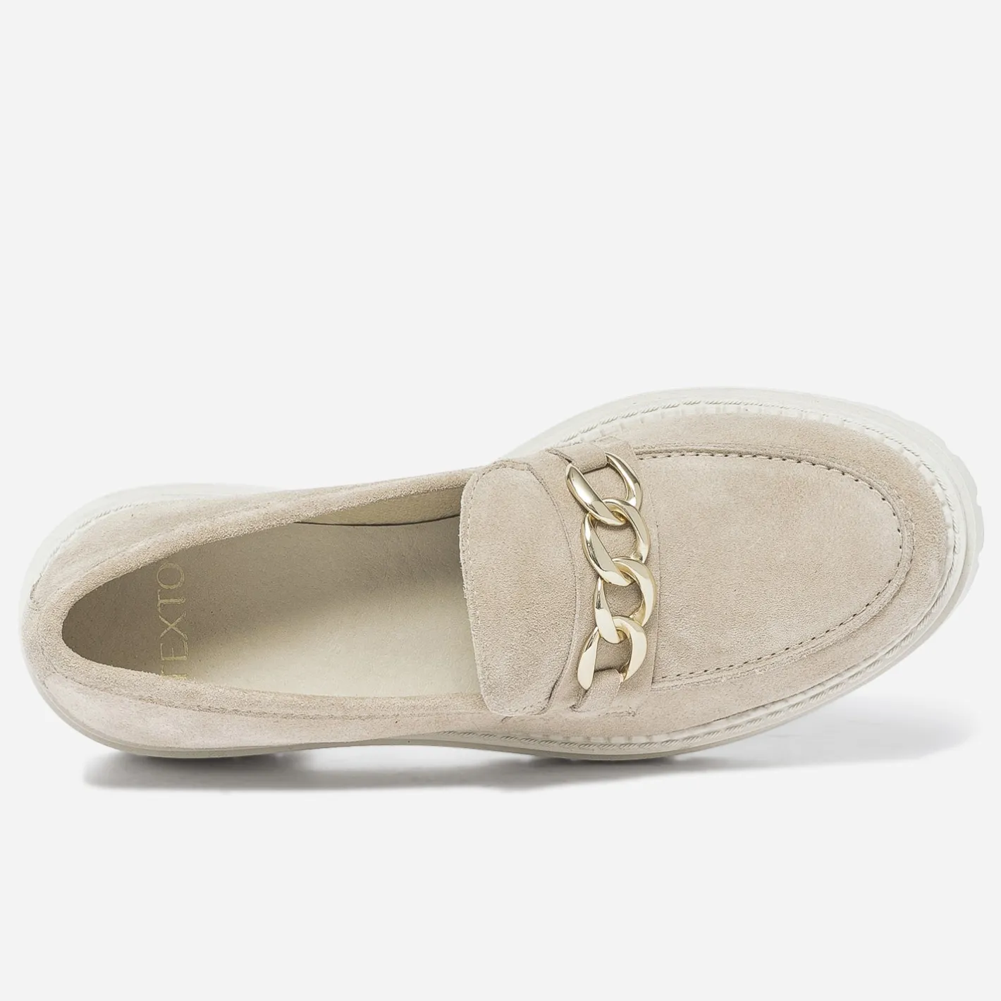 Mocassin cuir velours semelle épaisse^Texto Best