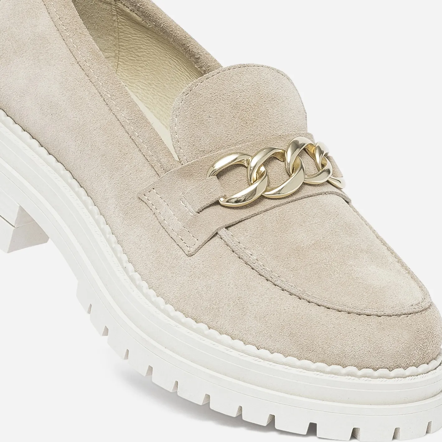 Mocassin cuir velours semelle épaisse^Texto Best
