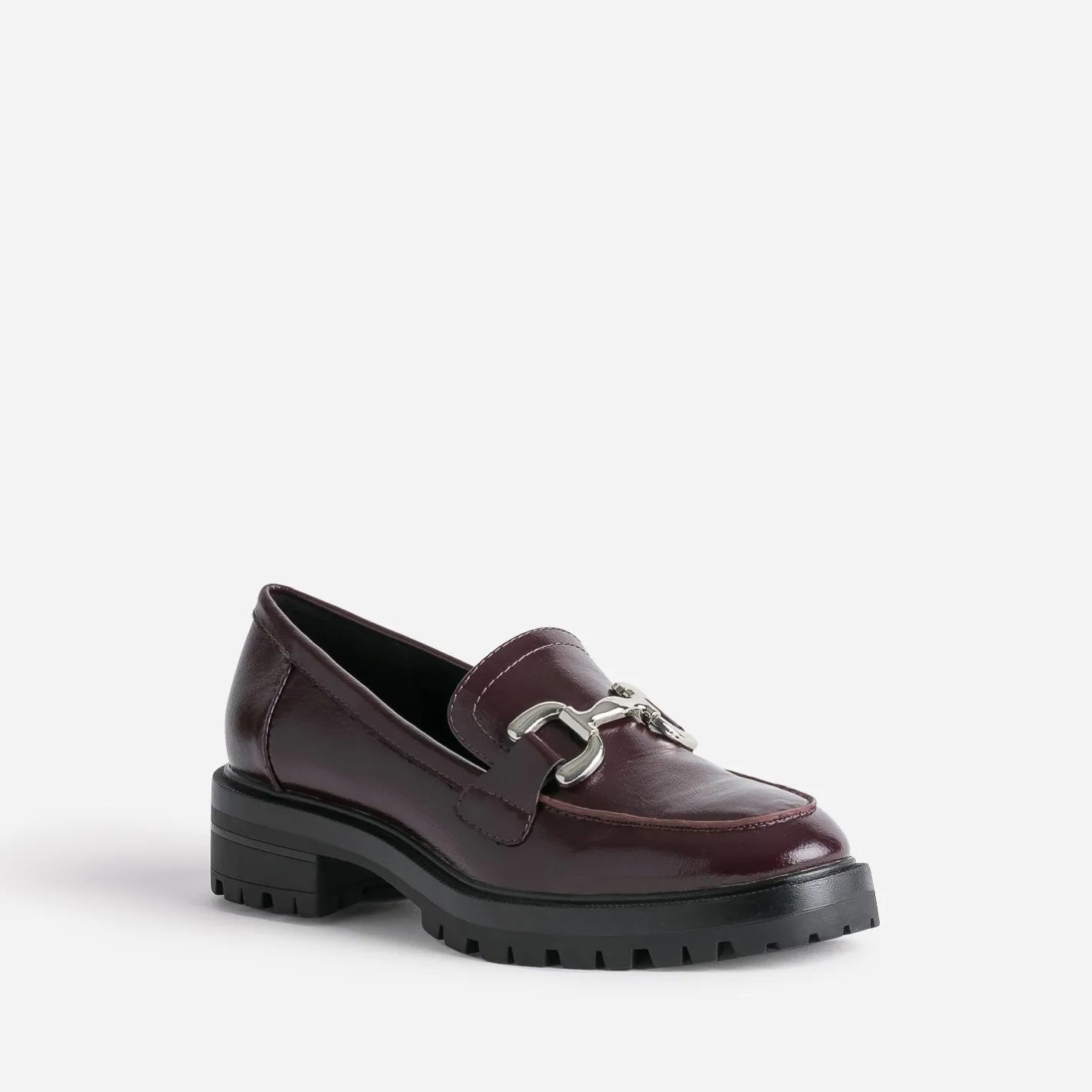 Mocassin bordeaux à maxi mors^Texto Best