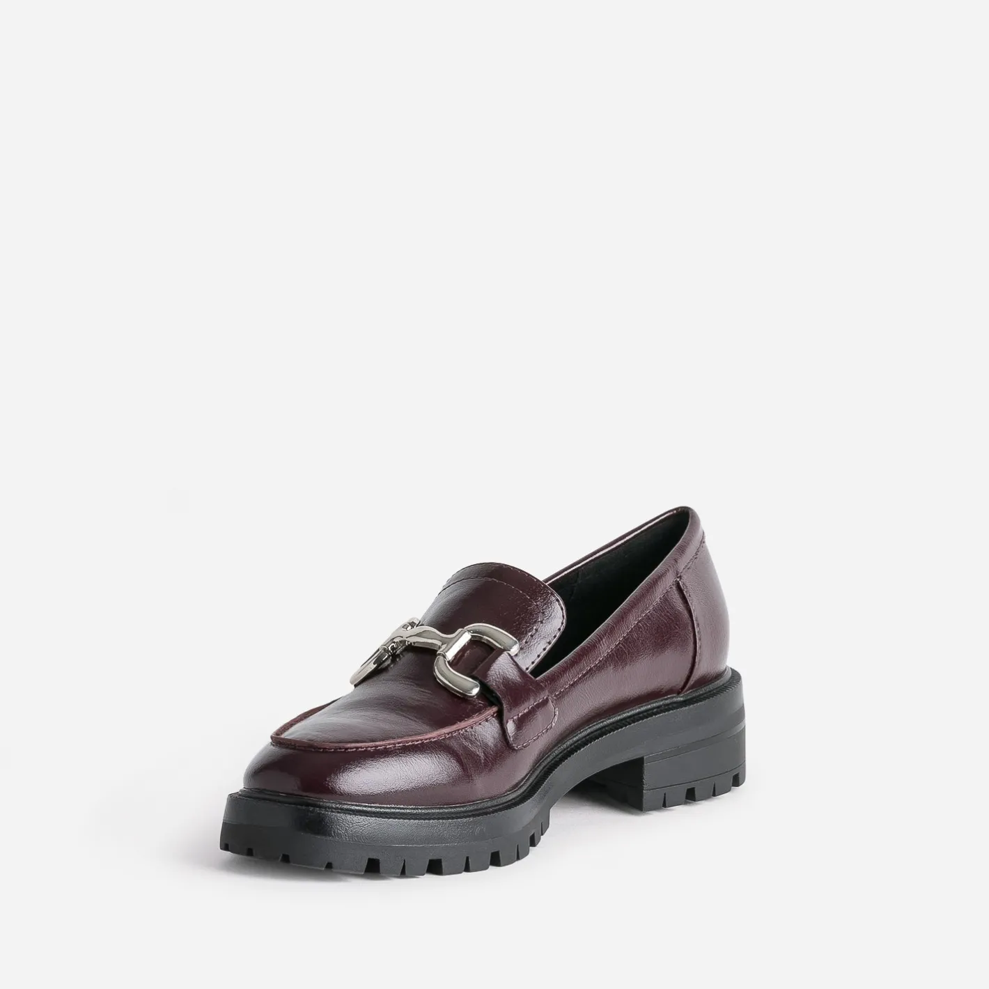 Mocassin bordeaux à maxi mors^Texto Best