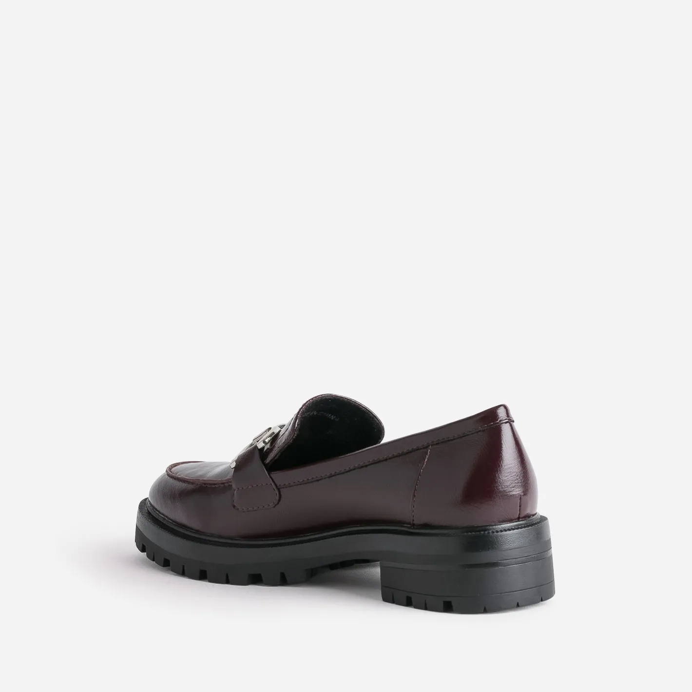 Mocassin bordeaux à maxi mors^Texto Best