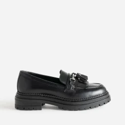 Mocassin cuir à frange et pampilles^Texto Online