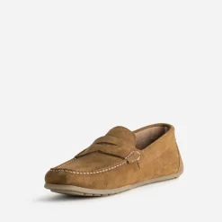 Mocassin-bateau cuir velours^Eram Outlet
