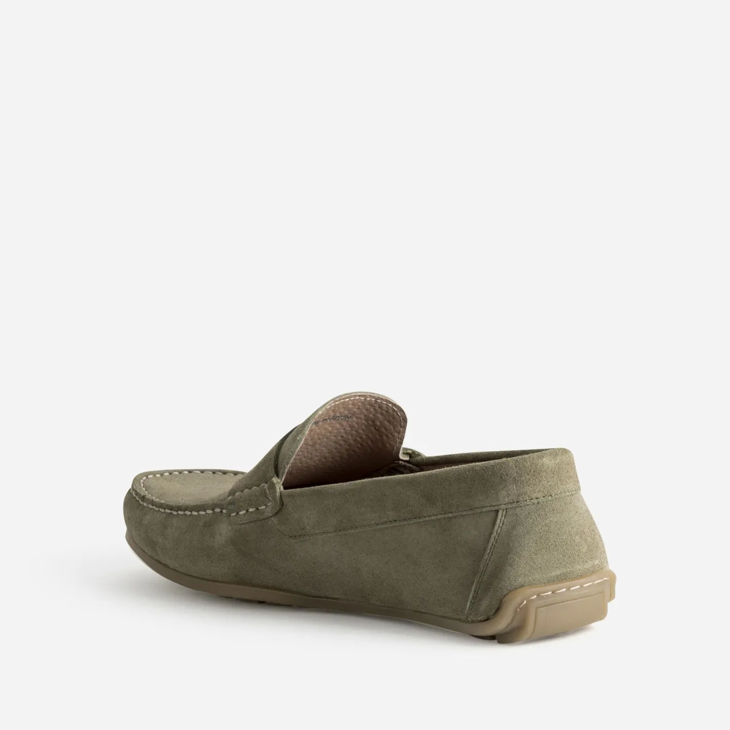 Mocassin-bateau cuir velours^Eram Discount