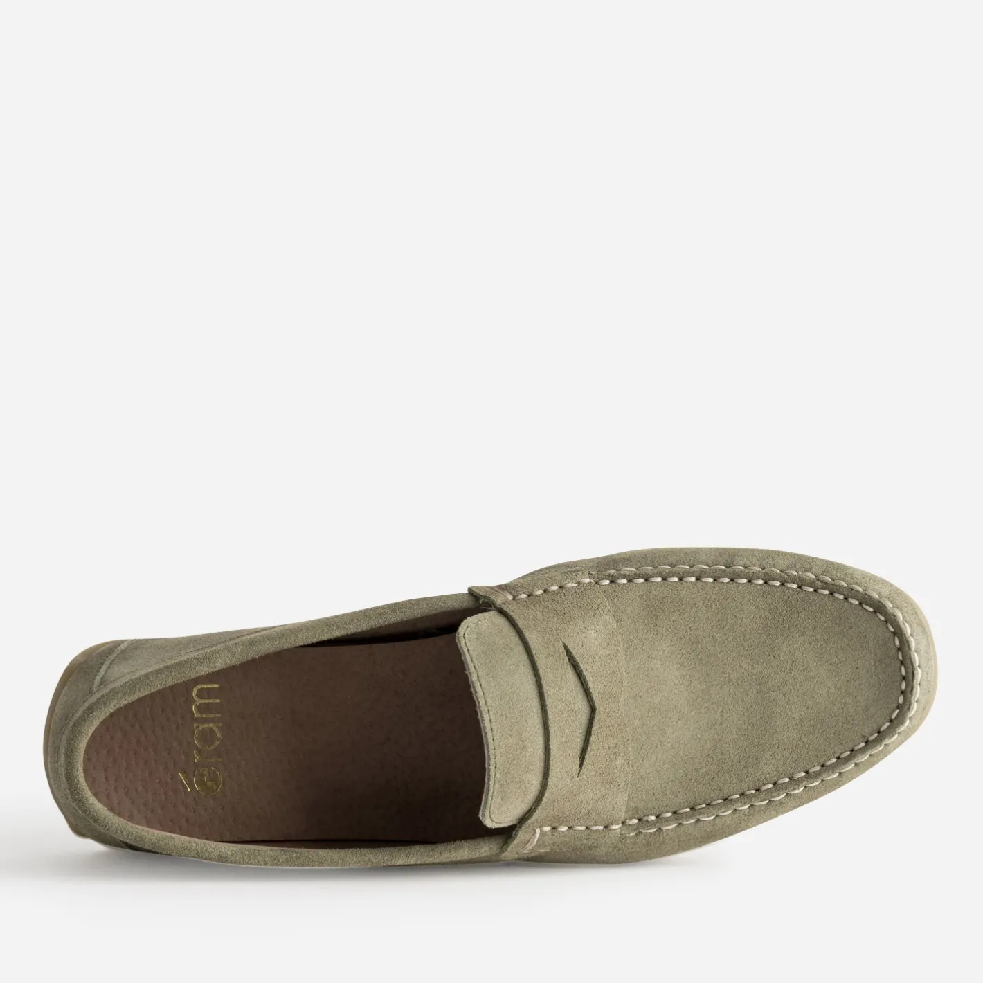 Mocassin-bateau cuir velours^Eram Discount