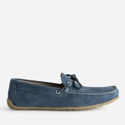 Mocassin-bateau marine cuir velours^Eram Hot