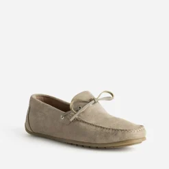 Mocassin-bateau cuir velours avec lacet^Eram Sale