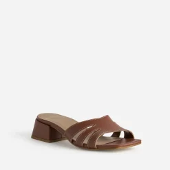 Mule à talon cuir^Eram Online