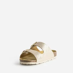 Mule anatomique dée en cuir froissé éco-conçu^Eram Discount