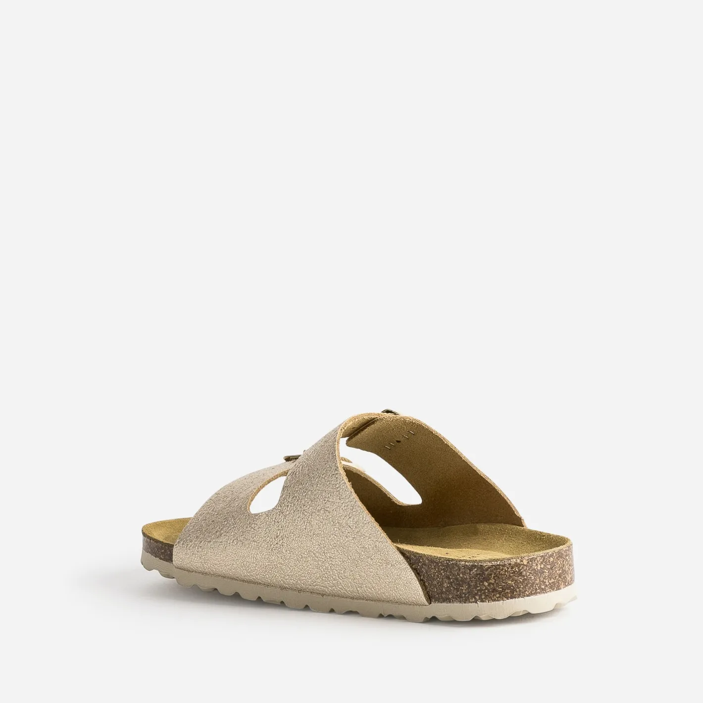 Mule anatomique dée en cuir froissé éco-conçu^Eram Discount
