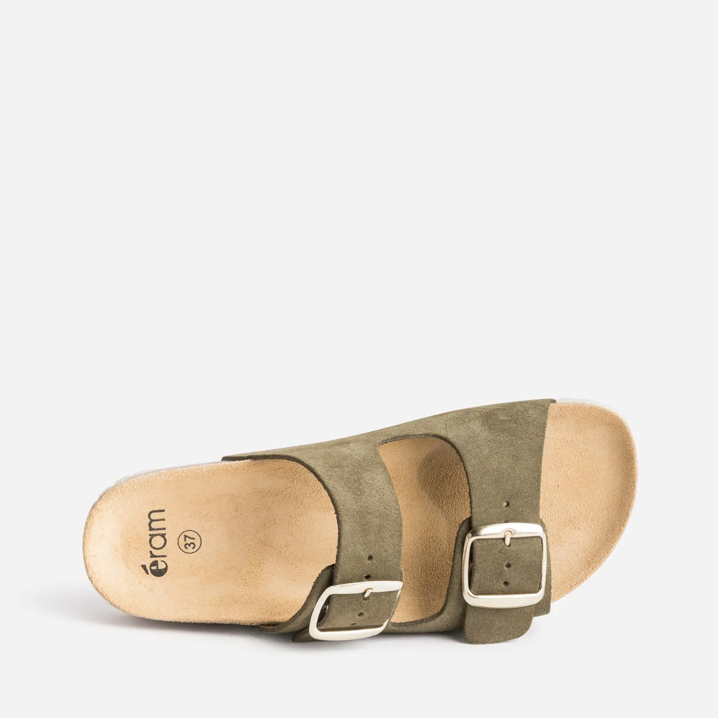 Mule anatomique en cuir velours^Eram Outlet