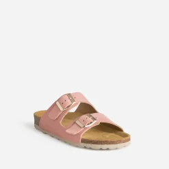 Mule anatomique cuir velours^Eram Sale