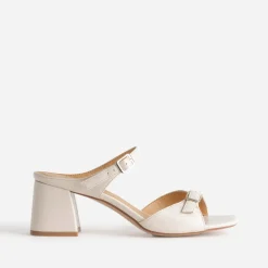 Mule à brides fines et boucles rectangulaires^Eram New