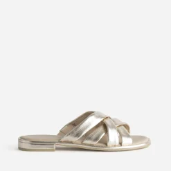 Mule dée cuir brides souples^Caprice New